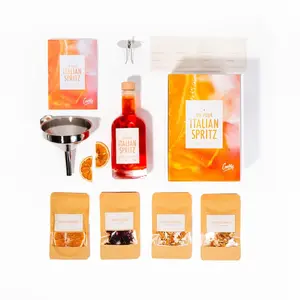Craftly Italian Spritz Infusion Kit – Ultimate Aperitivo Experience at Home | DIY Cocktail Set for Aperitivo | Cocktail Set for Spritz