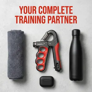 Hand Grip Strengthener 5-100kg Adjustable – LCD Digital Counter Forearm Trainer for Grip Strength, Fitness & Rehab