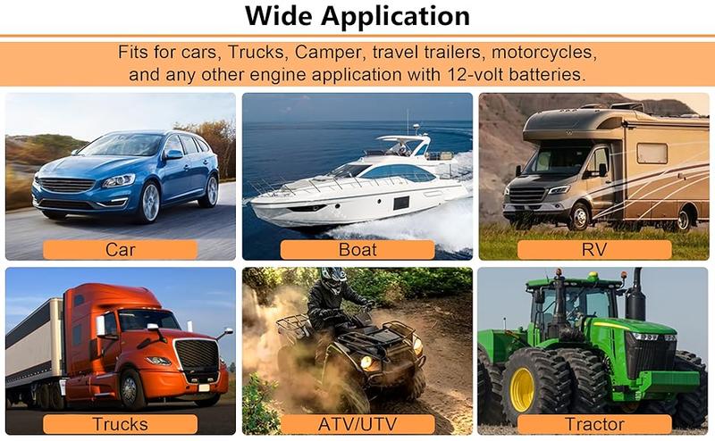 AXIZITECH Remote Battery Disconnect Switch 12V 240A, Upgrade Smart Voltage Car Kill Switch Anti-Theft, Prevent Battery Drain, Remote Battery Kill Switch for Car, Truck, RV Flat Installation It can (Only control the battery)