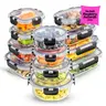 12 Glass Storage Containers with Leakproof Lids Set