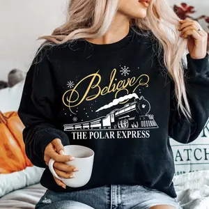 Believe Polar Express Shirt, Christmas Movie 90s Shirt, The Polar Express Sweater