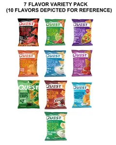 Quest Protein Chips Variety Pack - 7 Total Bags - 1.2 Oz Bags