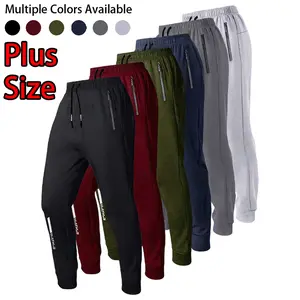 Men’s plus-size jogger pants with stylish reflective print, casual fitness wear, essential for all seasons Men's Adjustable Set Ribbed PLUS SIZE