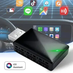 Wireless CarPlay Adapter for iPhone/Android Auto-Fast Connection,No Latency,Hands-Free Call wireless Adapter Electronic Charger CarPlay Dongle