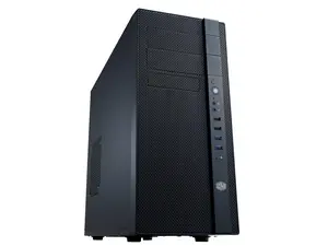Cooler Master N400 ATX Tower with Front Mesh Ventilation, Minimal Design, 240mm Close-Loop AIO Support