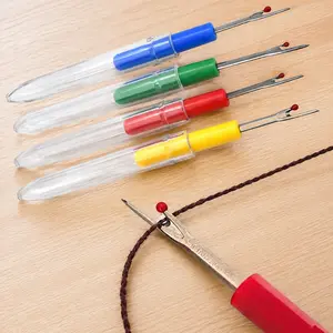 Professional Sewing Seam Ripper: Sharp & Durable Multi-Grip Handled Tool for DIY, Crafting, Fabric Cutting. Essential Sewing Machine Accessory & Must-Have Scissors for Home Tailoring, Quick Thread Removal.