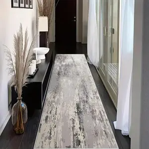 Abstract Minimalist Long Strip Rug, Ultra Soft Washable Runner Carpet for Hallway, Bedroom, Living Room, Home Decor, Machine Washable Rug