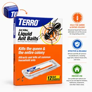TERRO T300B Indoor Liquid Ant Killer , 12 Bait Stations