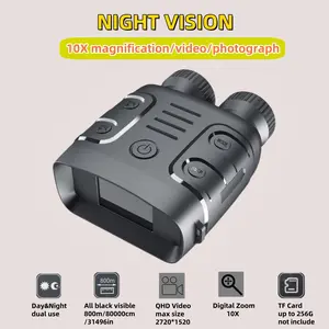 Digital Night Vision Binocular 2.5K Night Vision Goggles With 10X Digital Zoom Support Image Video Recording For Hunting Camping Powerful Telescope
