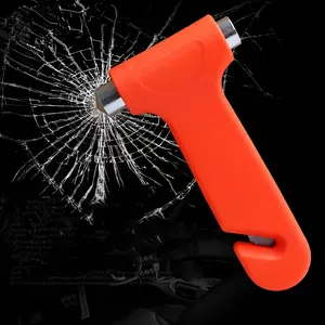 Two-In-One Escape Tool Emergency Hammer Head Solid Safety Hammer Car Emergency Exit Safety Hammer, Essential Survival Gear
