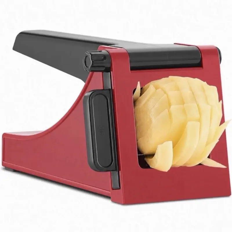 Countertop French Fry Cutter - Fast Food Style 3/8” Fries at Home | Stainless Steel Press, Easy Clean