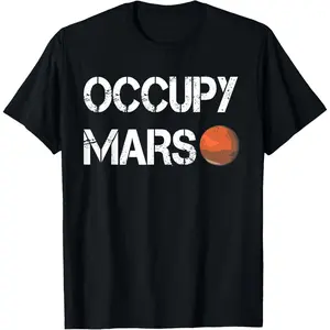 The Explorer "Occupy Mars" Space T-Shirt Graphic tees