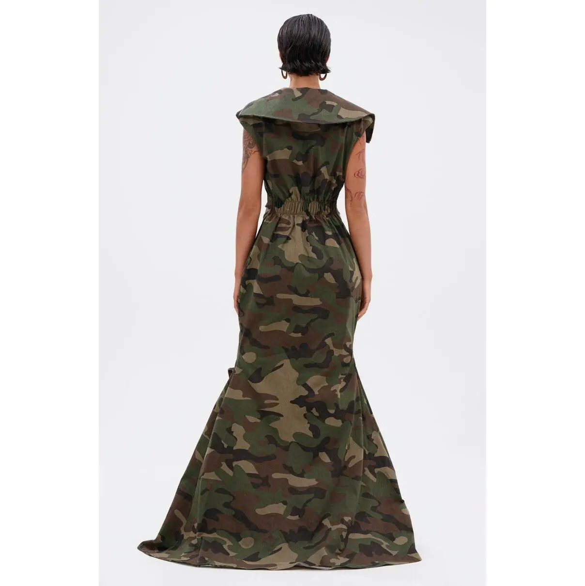 mixed media maxi dress Madrid Mixed Media Maxi Dress – The Exclusive Look
