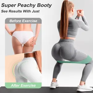 3 Levels Booty Bands Set, Resistance Bands for Working Out, Exercise Bands for Women Legs and Butt, Yoga Starter Set