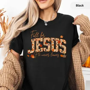 Christian Halloween Shirt Jesus Shirt Christian Thanksgiving, Shirt Cute, Fall Shirt Autumn, Shirt, Religious Cotton Fbbric