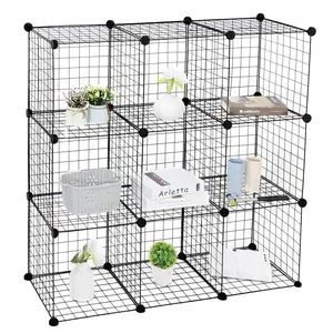 SuperDeal Pets 36-Panel Metal Wire Fence Two-Tier Dog and Small Animal Playpen