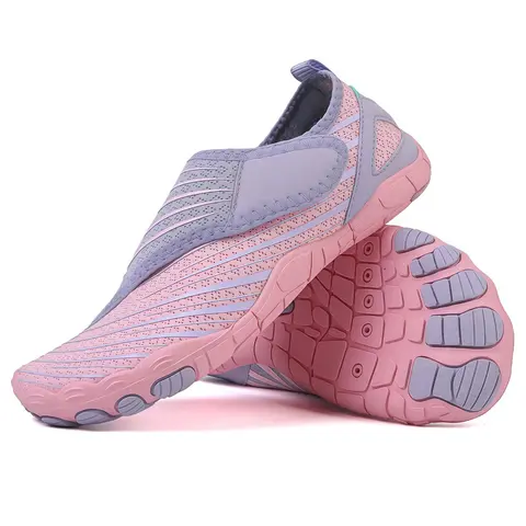 Unisex Adult Barefoot Minimalist Water Shoes - Anti Slip EVA Beach Shoes, Casual Fashion Watershoes, EVA Upper, Breathable Mesh, Rubber Sole, Quick-Dry, Tile/Wood Grip, All Seasons for Beach Hiking, Daily Errands
