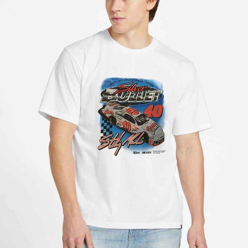 Sterling Marlin Retro NASCAR 2001 Coors Chase Inspired Graphic T-Shirt, Vintage Racing Fan Tee Unisex