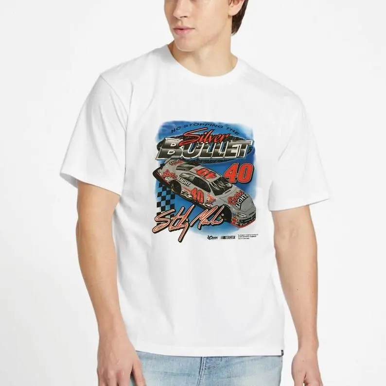 Sterling Marlin Retro NASCAR 2001 Coors Chase Inspired Graphic T-Shirt, Vintage Racing Fan Tee Unisex