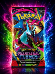 Pokemon Mega Evolution Phantasmal Flames Booster Pack