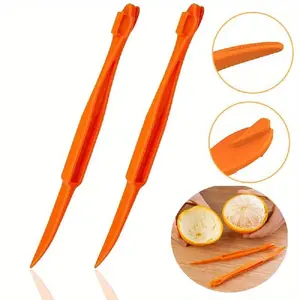 Creative Orange Peeler with Handle, 1 Count Easy To Use Fruit & Vegetable Cutter, Fruit Vegetable Slicer, Kitchen Gadgets for Home Use, Household Kitchen Products