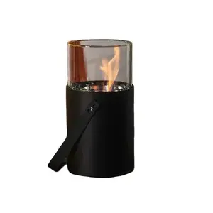 Black Ethanol Fire Pit, Tabletop Fire Pit, Mini Fire Pit, Portable Fireplace For Indoor  Garden For Dinner Parties, Home Decoration