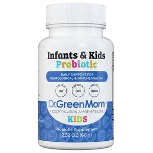 Dr. Green Mom Infants & Kids Probiotic Powder - Daily Digestive & Gut Health Support Supplement for Babies and Children