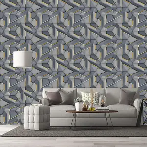 Imitation 3D Decorative Wallpaper Roll, Waterproof Self-Adhesive Checkered Wall Stickers, Removable and Strong Adhesive for Home Decor