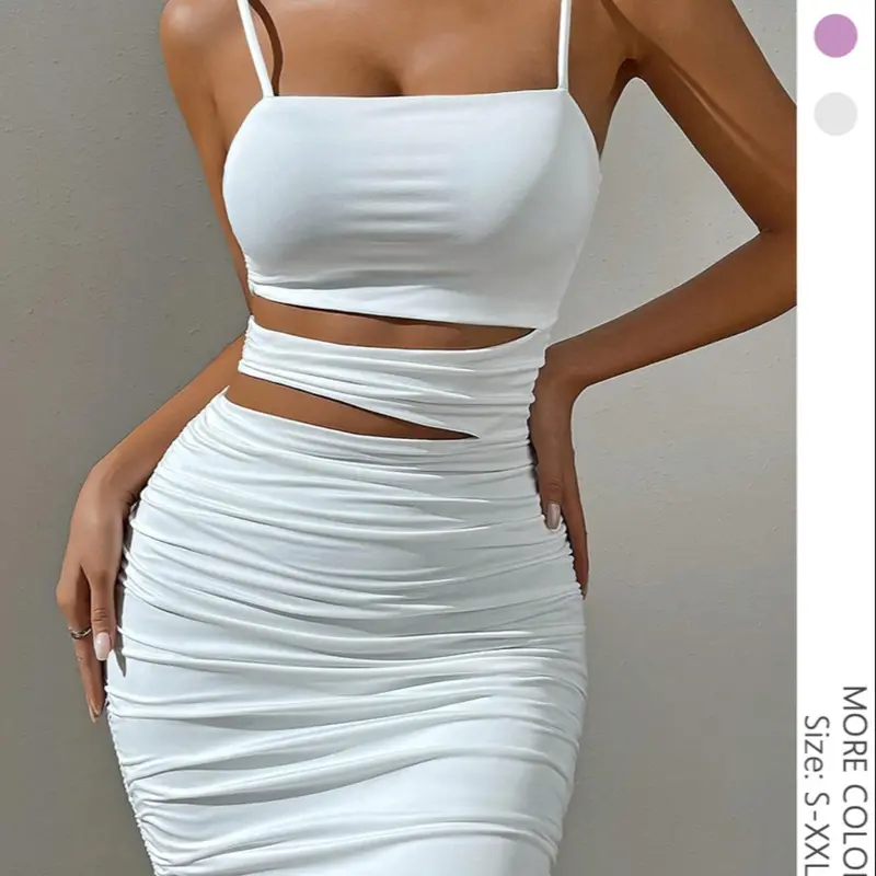 USBoutiqueCHIC Women‘s Stretch Midi Dress | High-Elasticity Brushed Knit Dress for All-Season Comfort