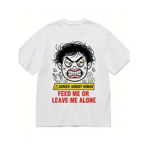 Funny Hangry Human Warning T-Shirt