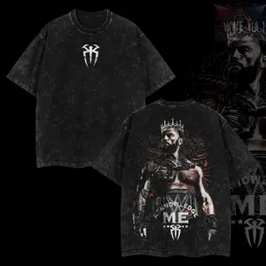 WWELife4U Retro Vintage Limited Edition Roman Reigns T-Shirt 100% Premium Cotton Relaxed Fit Pre-Washed Soft S-5XL Sizes American-Made Classic Look