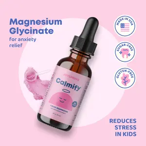 JoySpring Magnesium Citrate & Glycinate Liquid – Sugar & Gluten-Free Supplement with L-Theanine & Chamomile