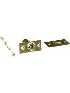Deltana BC218U US3 Ball Catch Square Corners Solid Brass