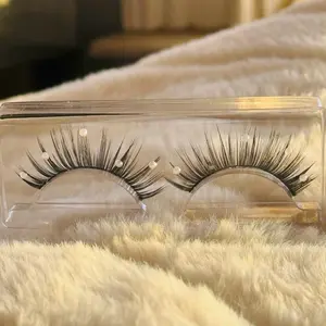 Pearl Lashes - Premium Eyelashes for Makeup Application, Natural Color (can add any design).