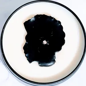 Candle - Afro Man Face Silhouette - custom novelty candles for men