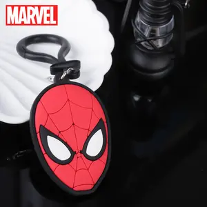 Marvel PVC Keychain Collection: Deadpool, Spider-Man, Iron Man - Cute Avengers Figures Keyring, Creative Backpack Charms, Cartoon Birthday Gifts