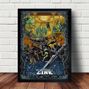 Zelda Ocarina of Time Poster – Classic Gaming Wall Art for Home Decor #4