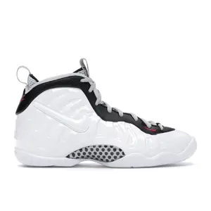 Nike Kid's Air Foamposite Pro White Black University Red, from StockX