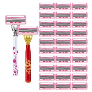 Manual Shaving Kit for Men and Women, Full Body Hair Removal Tool, Suitable for Underarms, Legs, Bikini Line, Daily Home Use, Body Care, Shaving Set