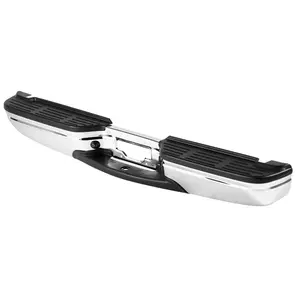 VEVOR Rear Step Bumper, Compatible with 2008-2016-Ford F250/Ford F350 Super Duty, Chrome Steel Back Bumper, Assembly Replacement Rear Bumper with License Plate Light and Step Pad, for FO1103148