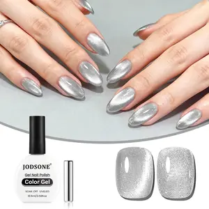 JODSONE 16.5ml Silver Cat Eye Gel Nail Polish | Soak-Off LED Cure for DIY & Salon Manicure Women’s Gift