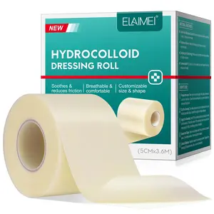 Elaimei Hydrogel Bandage 5cmx3.6m Skin Care Patch, Prevents Dirt, Reduces Friction, Breathable and Comfortable, Protects Skin, Healing