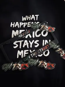 ON TRES licence plate cover