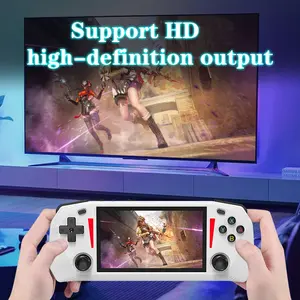 G33 Handheld Game Console, 4.3 Inch IPS Full Touch Screen, Compatible with 20 Emulators, HDMI 1.4 Fhd Output, Ergonomic Grip, Dual 3D Joysticks