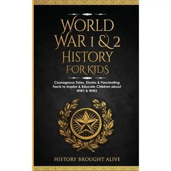 Fortune Publishing World War 1 & 2 History for Kids English Trade Paperback (2 Books in 1) - Heroic Soldiers, Wartime Innovators, Captivating Stories, Valuable Lessons, Fascinating Facts to Inspire & Educate - 8" h x 5" l x 0.76" w, Emotional Journeys, In