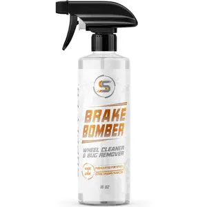 Brake Bomber 3.0: Wheel, Tire & Bug Cleaner. Top car cleaning product for brake dust, grime, & more! Perfect for car cleaning kits.