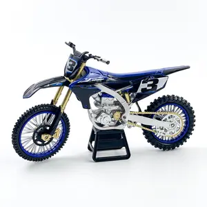 Yamaha Off-Road Dirt Bikes Motorcycle Model, Die-Cast Alloy Collection, Desktop Decoration, No Battery Required, Perfect Gift for Motorbike Enthusiasts