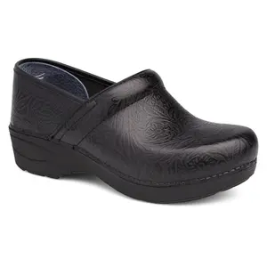 Dansko XP 2.0 Women's Classic in Black Floral Tooled Clog