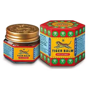 Tiger Balm Red (21ml) – Extra Strength Warming Herbal Balm for Fast Muscle & Joint Relief – Pack of 1, 2, 3, 4, 6, 8
