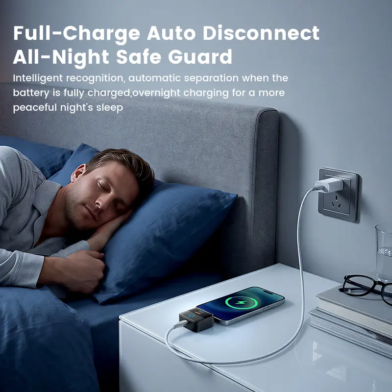140W Type-C Physical-Disconnect Battery Power Bank - Chargeable Mobile Protection Device with Auto-Eject, Smart Auto-Stop, Anti-Overcharge Tech, Green Light, High Compatibility for Safe Overnight Use (Includes Screenless Bluetooth Earbuds, Hair Curlers) 140W Type-C Physical-Disconnect Battery Power Bank - Chargeable Mobile Protection Device with Auto-Eject, Smart Auto-Stop, Anti-Overcharge Tech, Green Light, High Compatibility for Safe Overnight Use (Includes Screenless Bluetooth Earbuds, Hair Curlers)
